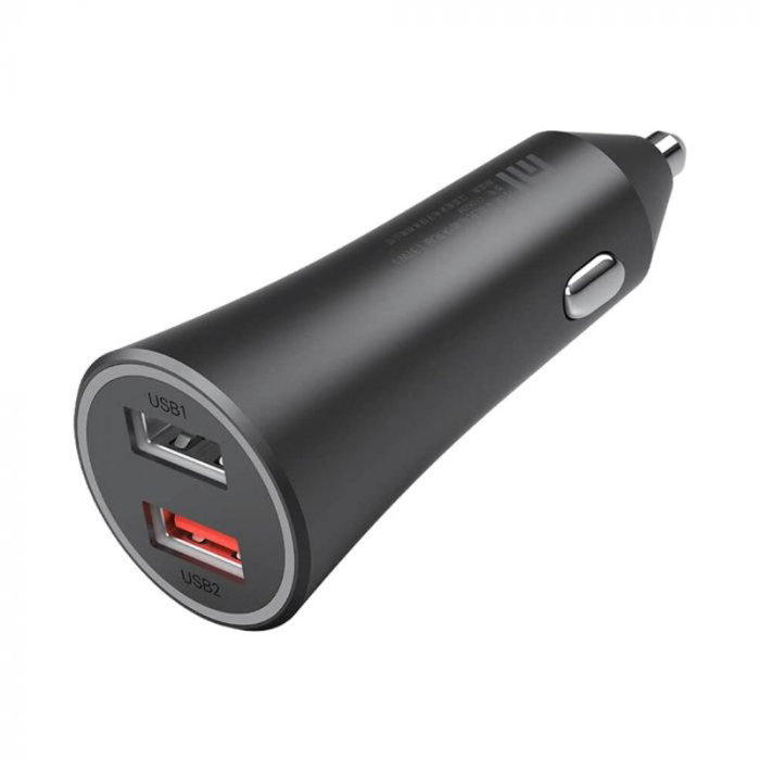Xiaomi Cargador de Coche 37W Dual-Port Negro con Doble USB Xiaomi Cargador de Coche 37W Dual-Port Negro con Doble USB